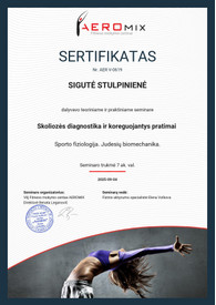 Sertifikatai, pažymėjimai ir kt.