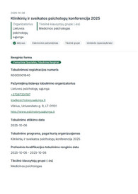 Sertifikatai, pažymėjimai ir kt.