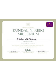 Sertifikatai, pažymėjimai ir kt.