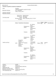 Sertifikatai, pažymėjimai ir kt.
