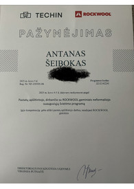 Sertifikatai, pažymėjimai ir kt.