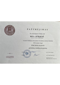 Sertifikatai, pažymėjimai ir kt.