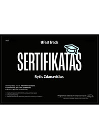 Sertifikatai, pažymėjimai ir kt.