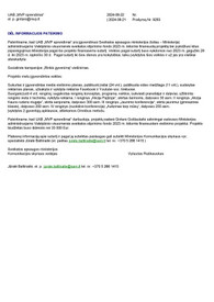 Sertifikatai, pažymėjimai ir kt.