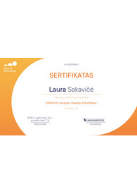 Sertifikatai, pažymėjimai ir kt.