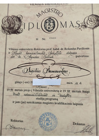 Sertifikatai, pažymėjimai ir kt.