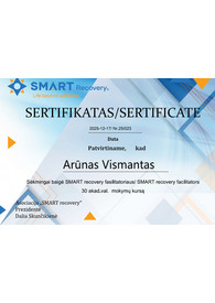 Sertifikatai, pažymėjimai ir kt.