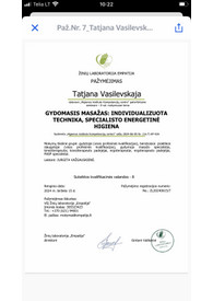 Sertifikatai, pažymėjimai ir kt.