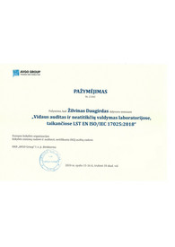 Sertifikatai, pažymėjimai ir kt.