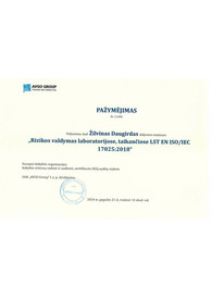 Sertifikatai, pažymėjimai ir kt.