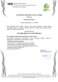 Sertifikatai, pažymėjimai ir kt.
