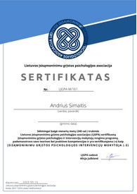 Sertifikatai, pažymėjimai ir kt.