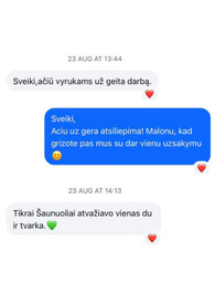 Sertifikatai, pažymėjimai ir kt.