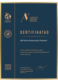 Sertifikatai, pažymėjimai ir kt.