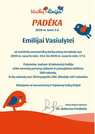 Sertifikatai, pažymėjimai ir kt.