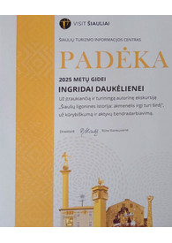 Sertifikatai, pažymėjimai ir kt.