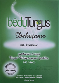 Sertifikatai, pažymėjimai ir kt.