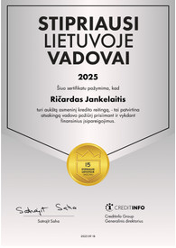 Sertifikatai, pažymėjimai ir kt.