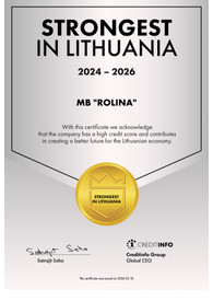Sertifikatai, pažymėjimai ir kt.