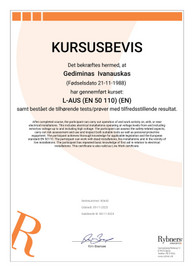 Sertifikatai, pažymėjimai ir kt.