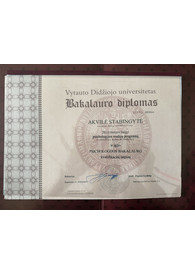 Sertifikatai, pažymėjimai ir kt.