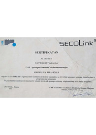 Sertifikatai, pažymėjimai ir kt.