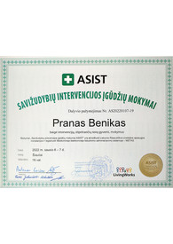 Sertifikatai, pažymėjimai ir kt.