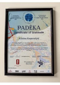 Sertifikatai, pažymėjimai ir kt.