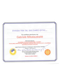 Sertifikatai, pažymėjimai ir kt.