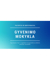Sertifikatai, pažymėjimai ir kt.