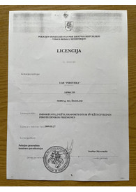 Sertifikatai, pažymėjimai ir kt.