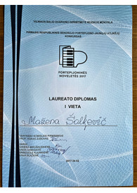 Sertifikatai, pažymėjimai ir kt.