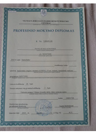 Sertifikatai, pažymėjimai ir kt.