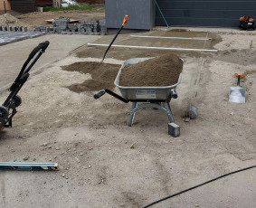 Trinkelių pagrindo paruošimas - Kokybiškas trinkelių klojimas - Kaunas +50km - 1