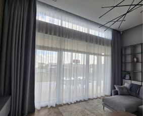 Užuolaidų siuvimas medinės žaliuzės bėgeliai montavimas / Užuolaidų siuvimas / Darbų pavyzdys ID 2986454