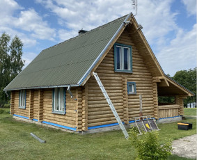 Medinių namų dažymas (Išskirtinės rekomendacijos) / Kunset namų dažymas / Darbų pavyzdys ID 2904501