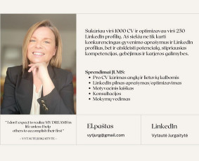 Cv ir Motyvacinių Laiškų Kūrimas // Linkedin Optimizacija - Personalo sprendimai - 1 Personalo sprendimai - Cv ir Motyvacinių Laiškų Kūrimas // Linkedin Optimizacija - 1