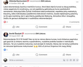Manikiūro kursai pradedančioms - Grožio specialistų mokymai - 1 Grožio specialistų mokymai - Manikiūro kursai pradedančioms - 1