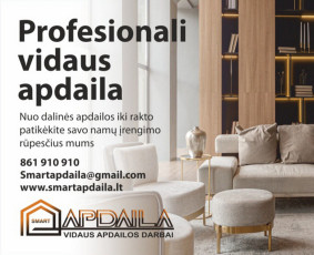 Palangių montavimas - Naujos Statybos Būsto Apdaila Iki Raktų - 2