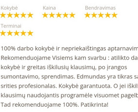 Elektros ir apsaugos sistemų instaliacija / MB Redpcline Servisas / Darbų pavyzdys ID 3207064