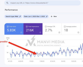 #1 Google Ads Reklama, Google Seo, Ai Seo ir Google Maps Seo / Vilius Jankeliūnas | MB Manvi Media / Darbų pavyzdys ID 3252591
