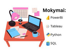 Power Bi, Tableau ataskaitų (raportų) ruošimas, analitika - IT specialistai - 2 IT specialistai - Power Bi, Tableau ataskaitų (raportų) ruošimas, analitika - 2