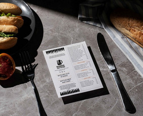 Kavinių ir restoranų meniu maketavimas - Brandingas / Logotipų kūrimas / Web dizainas (Figma) - 1