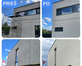 Langų, fasadų, lauko ir vidaus patalpų valymo paslaugos / JD Valymo sprendimai / Darbų pavyzdys ID 3316843