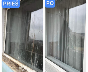 Langų, fasadų, lauko ir vidaus patalpų valymo paslaugos / JD Valymo sprendimai / Darbų pavyzdys ID 3316617