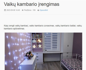 Tekstai / Soc. tinklų įrašai / Pranešimai žiniasklaidai / Kita Koja MB / Darbų pavyzdys ID 3493650