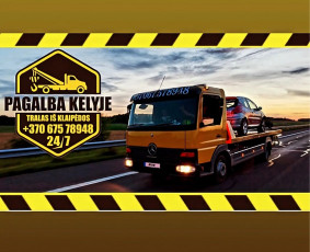 Automobilio užvedimas - Tralas I&scaron; Klaipėdos - 2