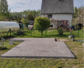 Trinkelių klojimas, polių gręžimas, tvorų montavimas / MB Workflex / Darbų pavyzdys ID 3595261
