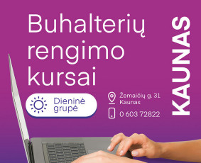 Buhalterinės apskaitos paslaugos - I&scaron;mokite patys tvarkyti savo verslo apskaitą! - 1