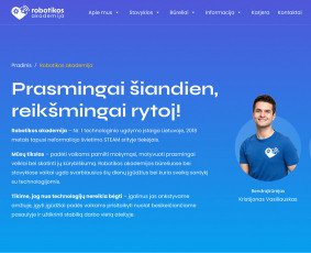 Inovatyvūs web sprendimai ir platformų kūrimas / Inovatyvūs web sprendimai. / Darbų pavyzdys ID 3813452